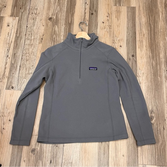Patagonia Women's Micro D 1/4 Zip gray size small - Picture 5 of 7